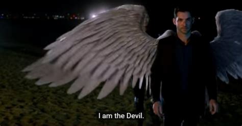 Lucifer shows chloe his face